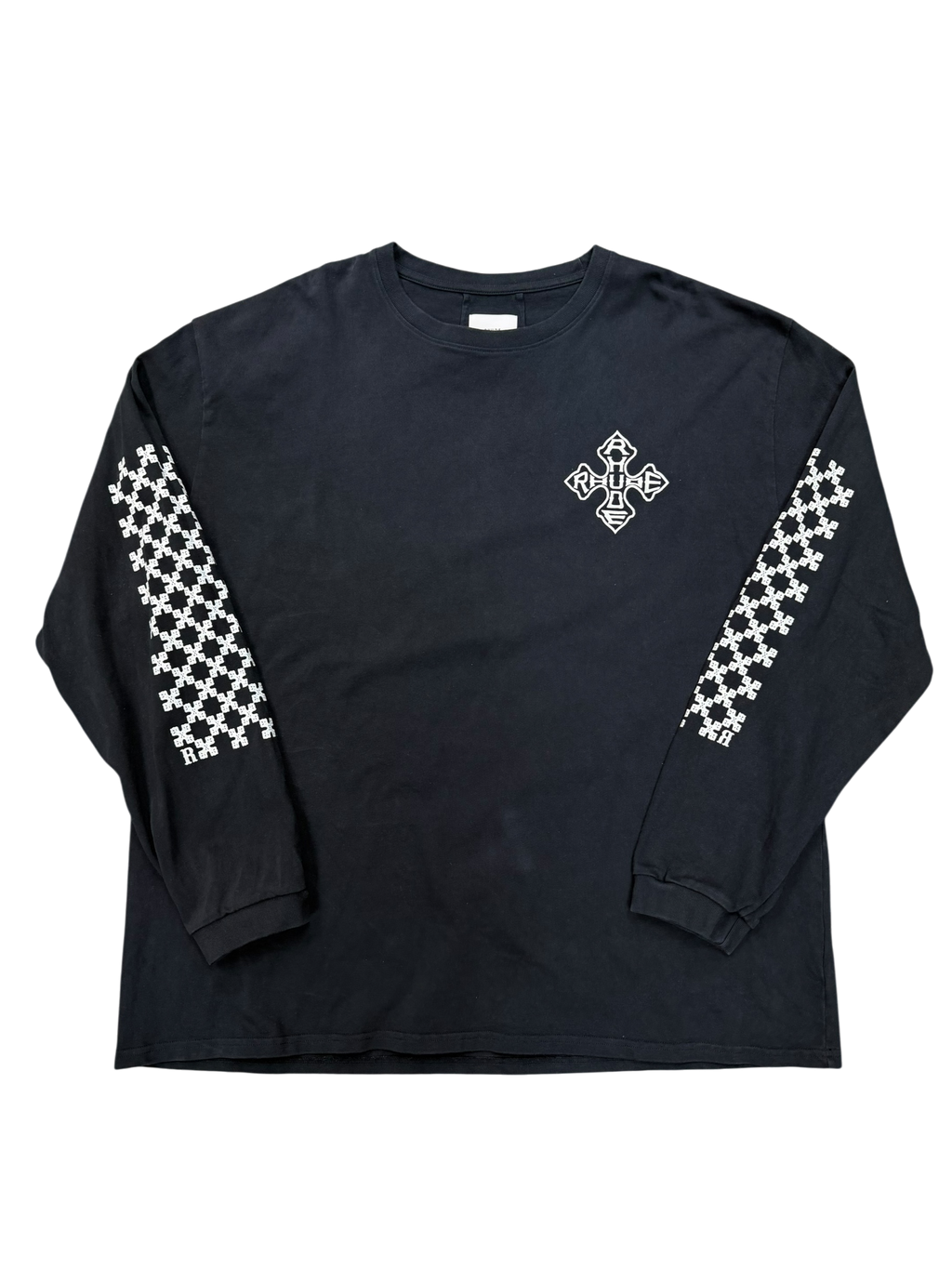 RHUDE CROSS L/S TEE (XXL)