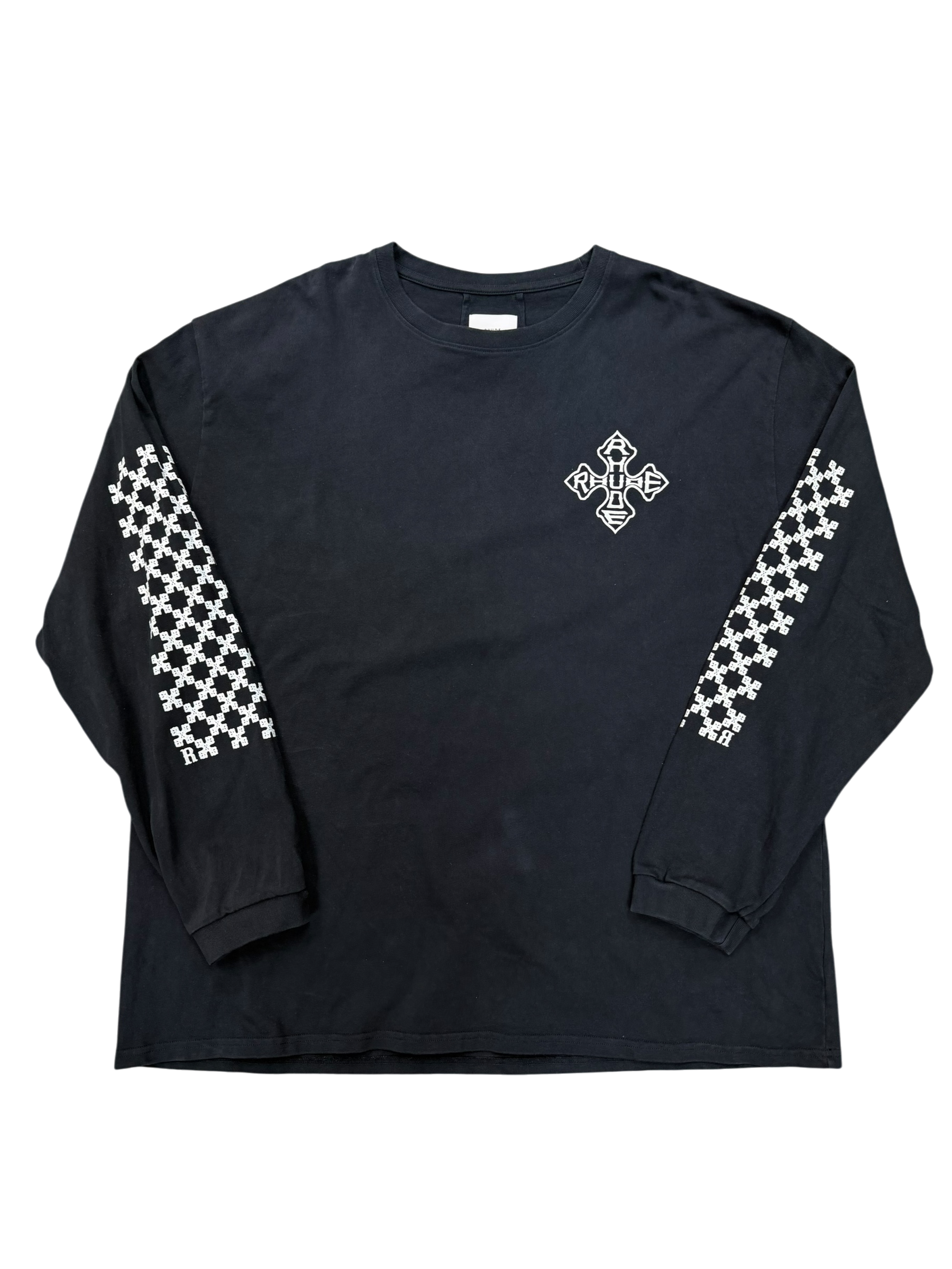 RHUDE CROSS L/S TEE (XXL)