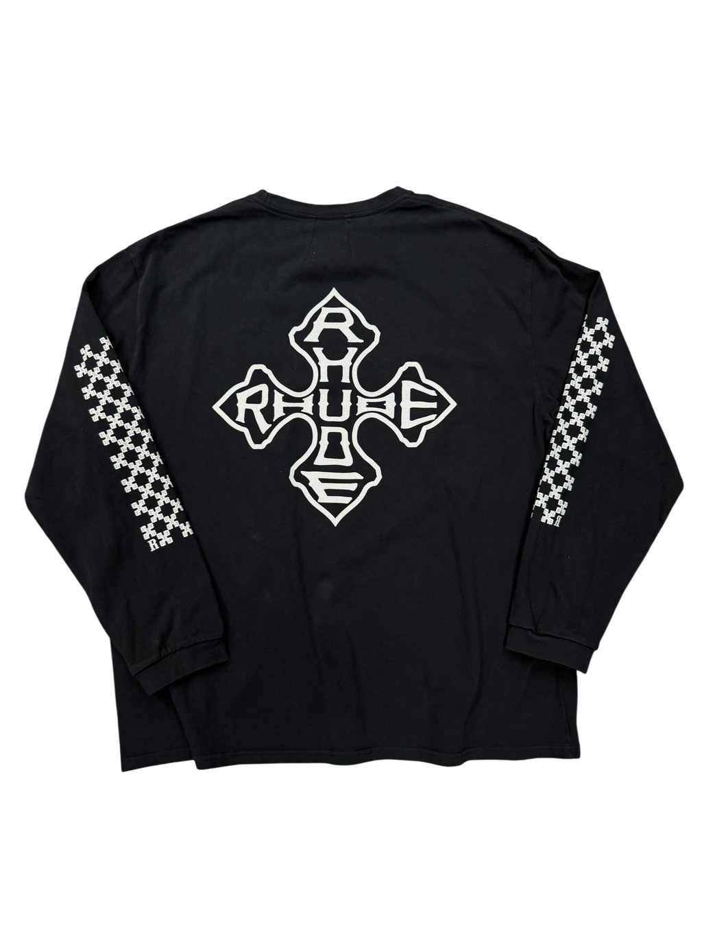 RHUDE CROSS L/S TEE (XXL)