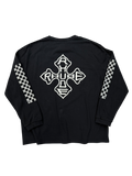 RHUDE CROSS L/S TEE (XXL)