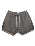 RICK OWENS HOLLYWOOD SS26 BOXING SHORTS LAMB LEATHER (XL)