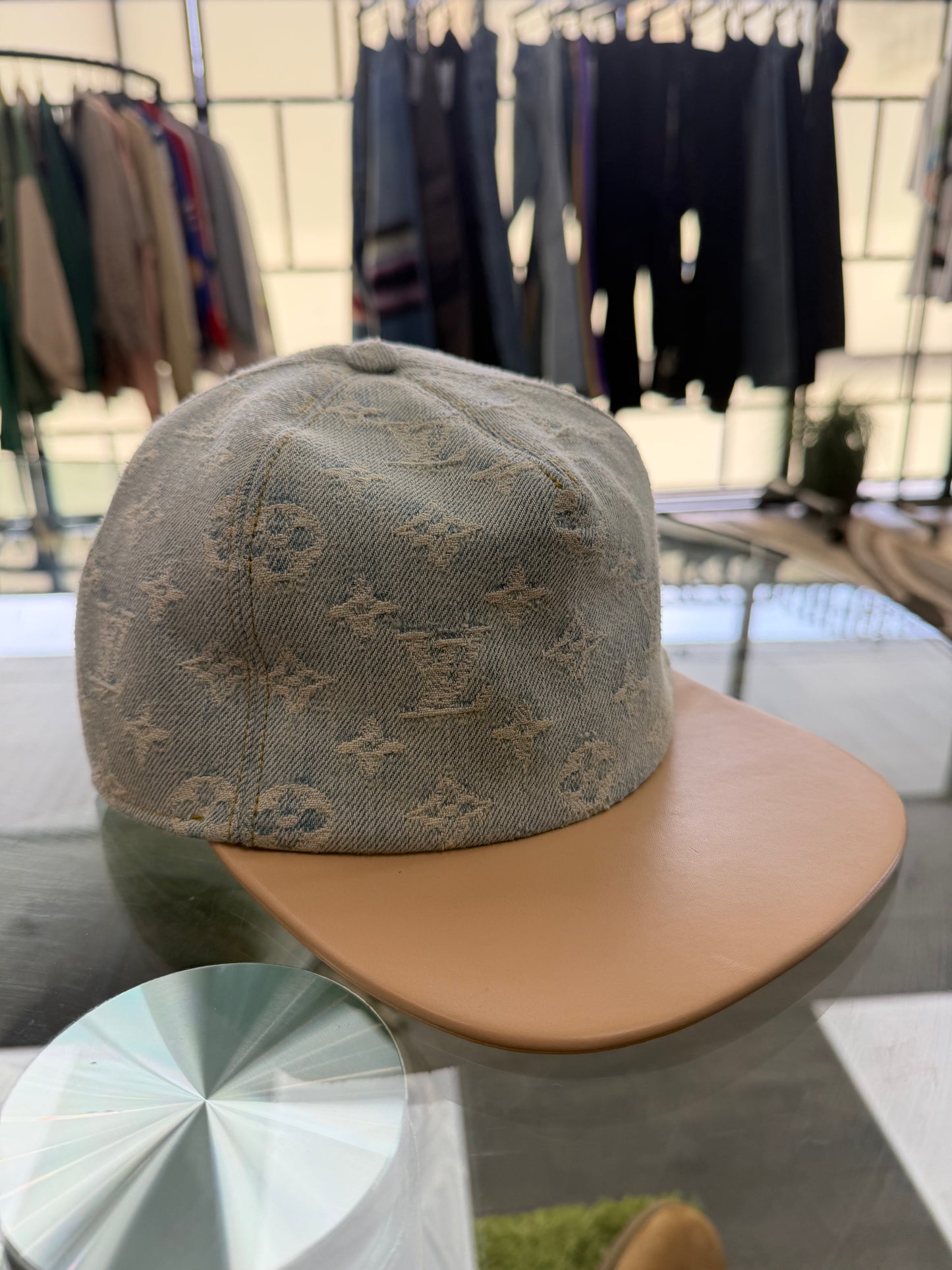 LOUIS VUITTON LEGACY MONOGRAM LEATHER HAT