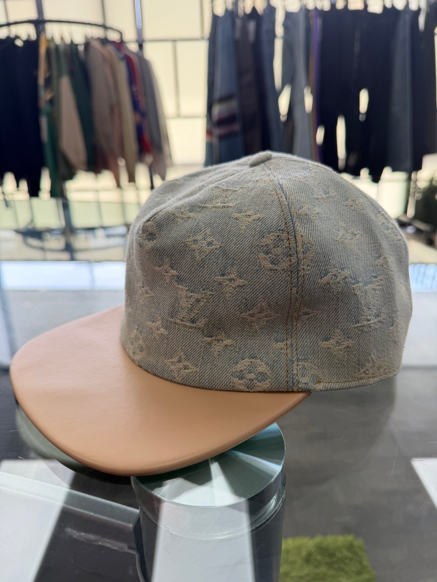 LOUIS VUITTON LEGACY MONOGRAM LEATHER HAT