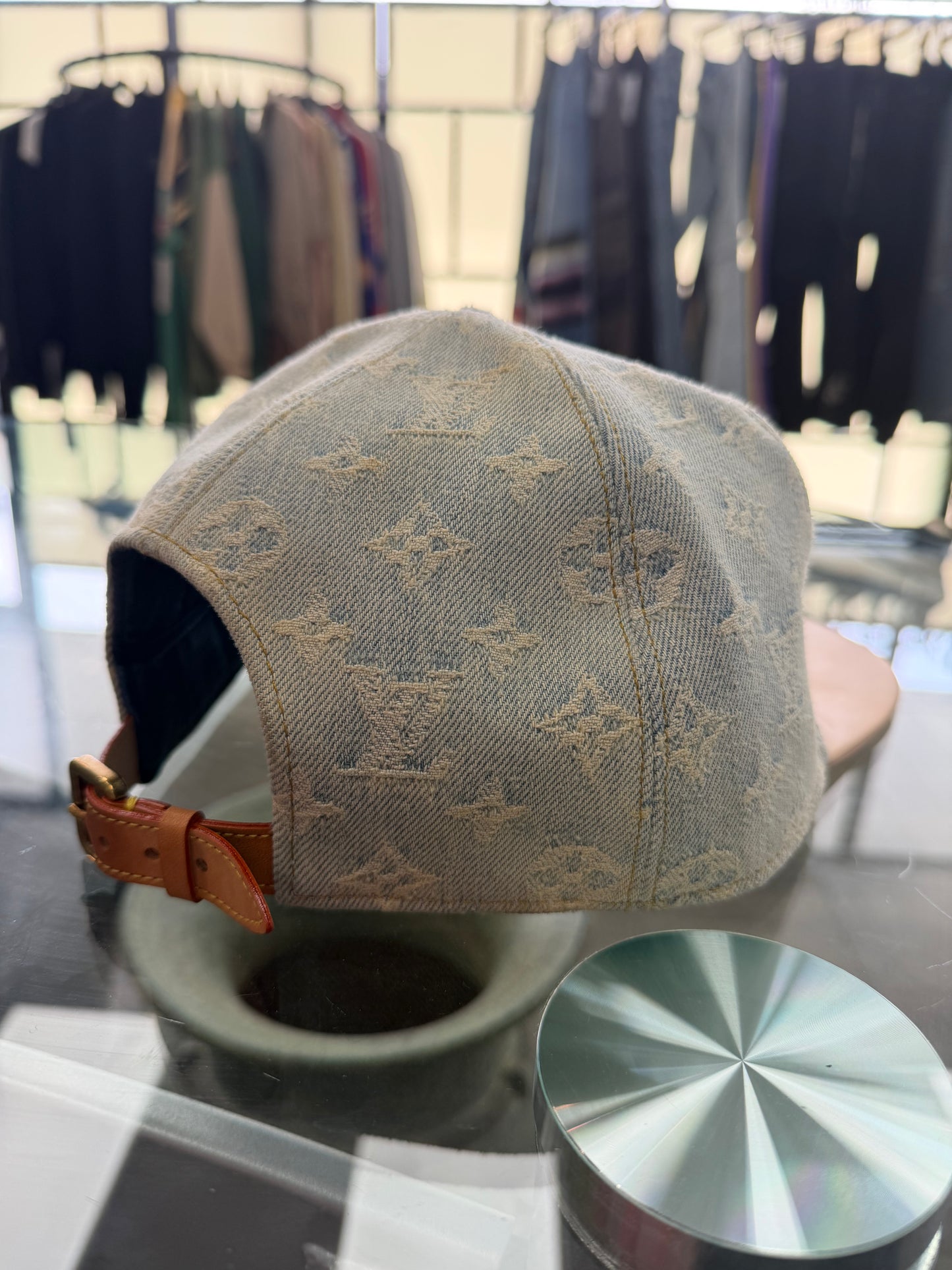 LOUIS VUITTON LEGACY MONOGRAM LEATHER HAT