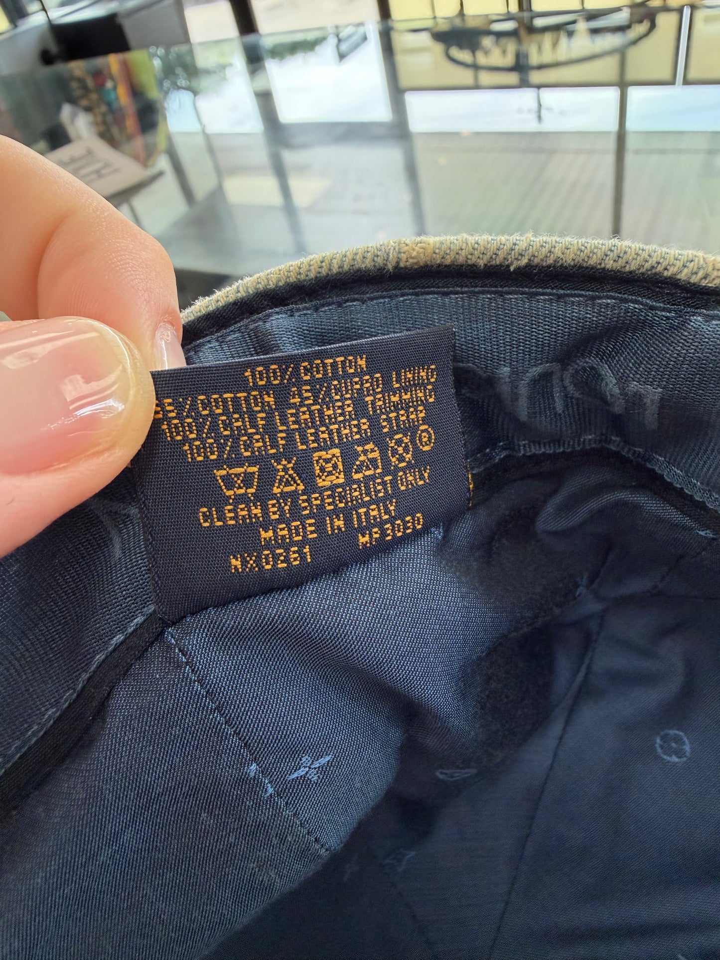 LOUIS VUITTON LEGACY MONOGRAM LEATHER HAT