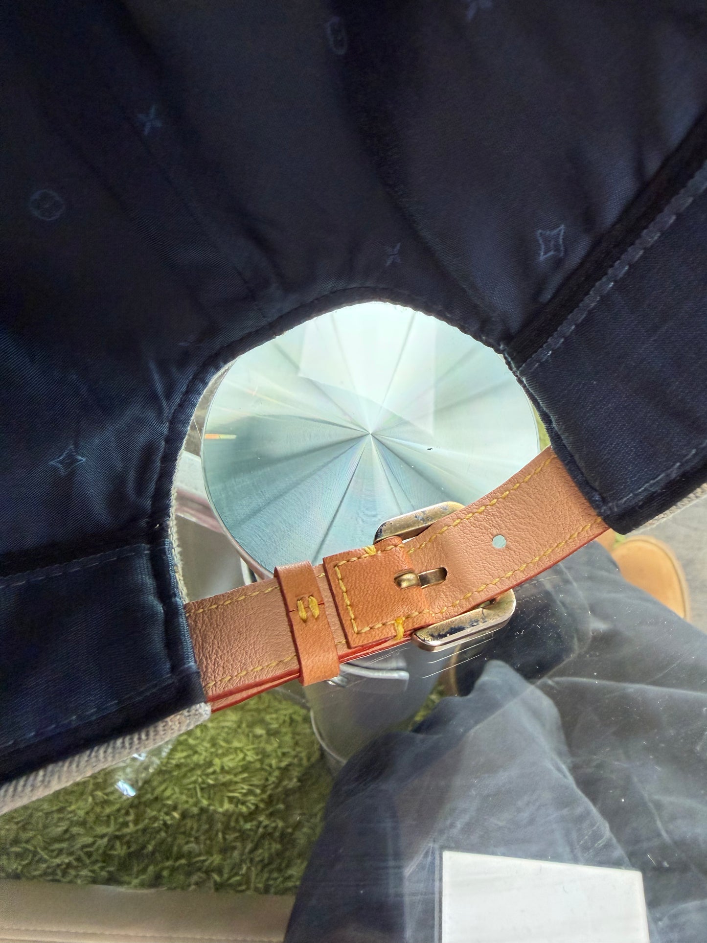 LOUIS VUITTON LEGACY MONOGRAM LEATHER HAT
