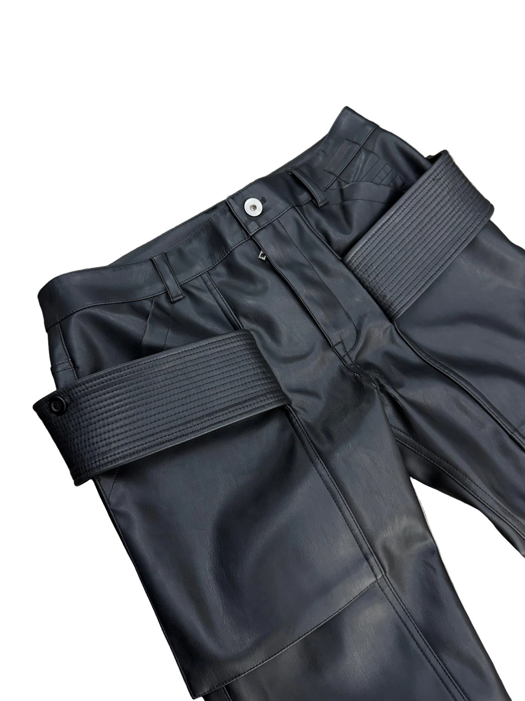 RICK OWENS EASY CREATCH CUT LEATHER (27-30)