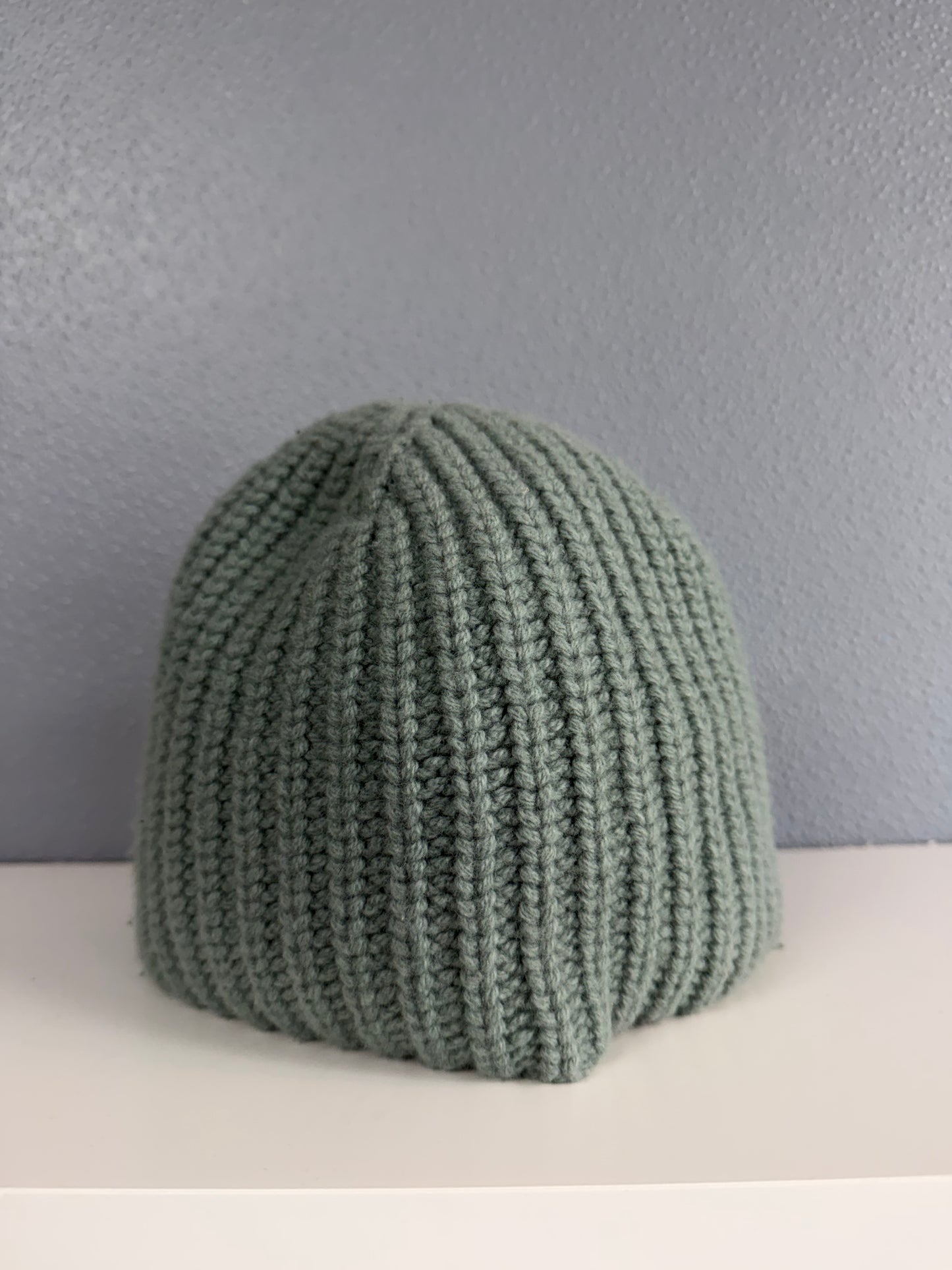 THOM BROWNE VIRGIN WOOL BEANIE
