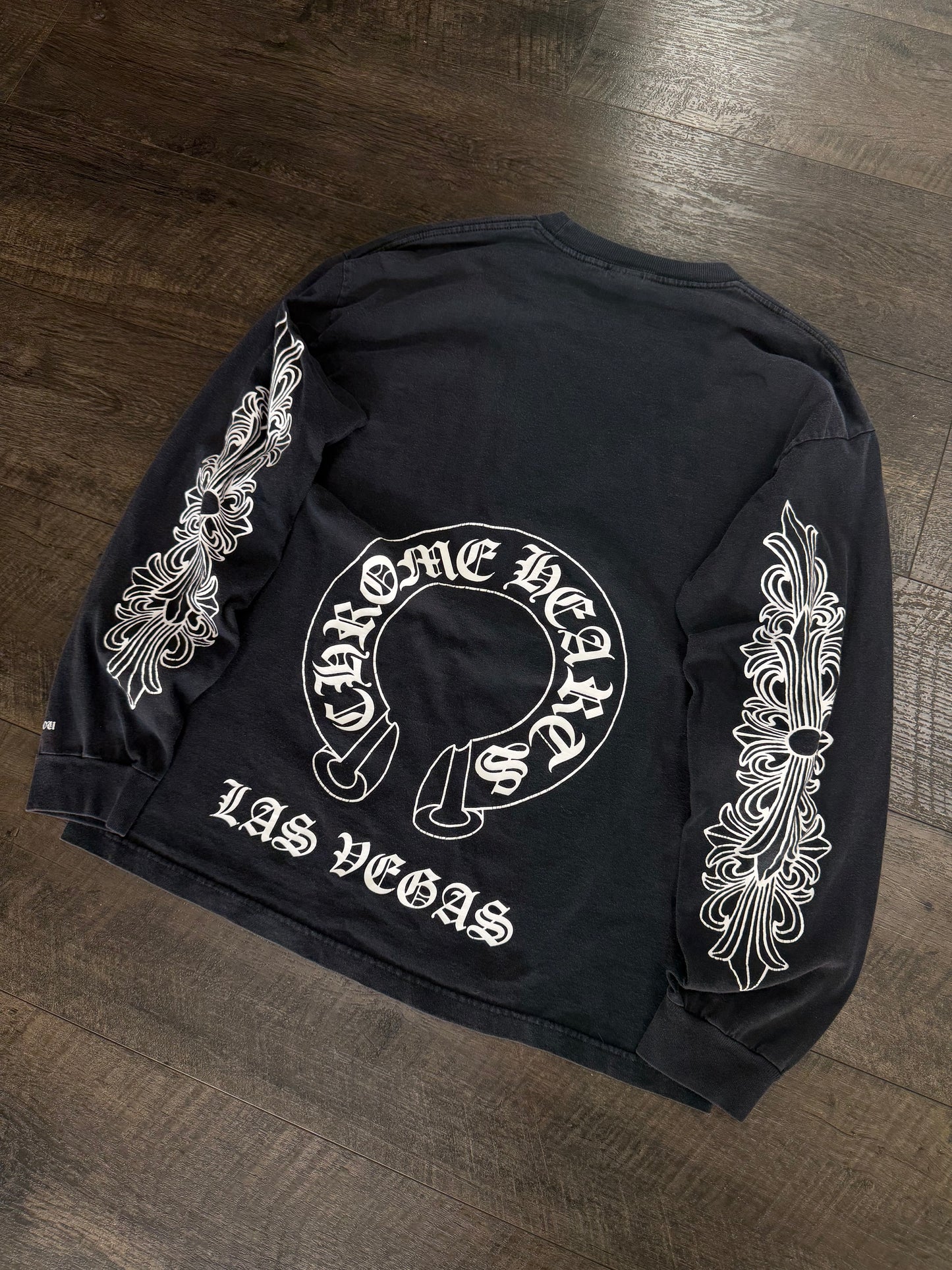 CHROME HEARTS VINTAGE LAS VEGAS L/S TEE (XL)