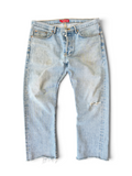 SUPREME LIGHT WASH DENIM (34)