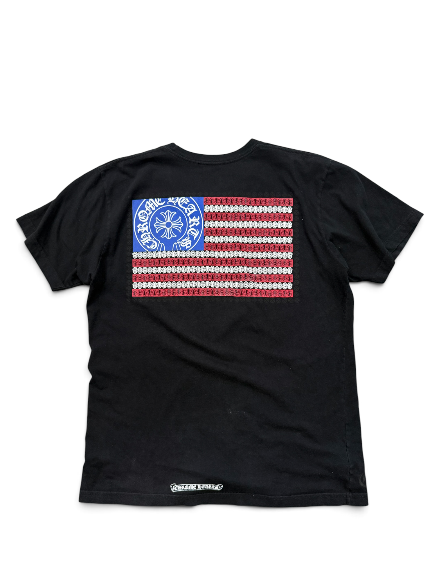 CHROME HEARTS AMERICAN FLAG TEE (L)