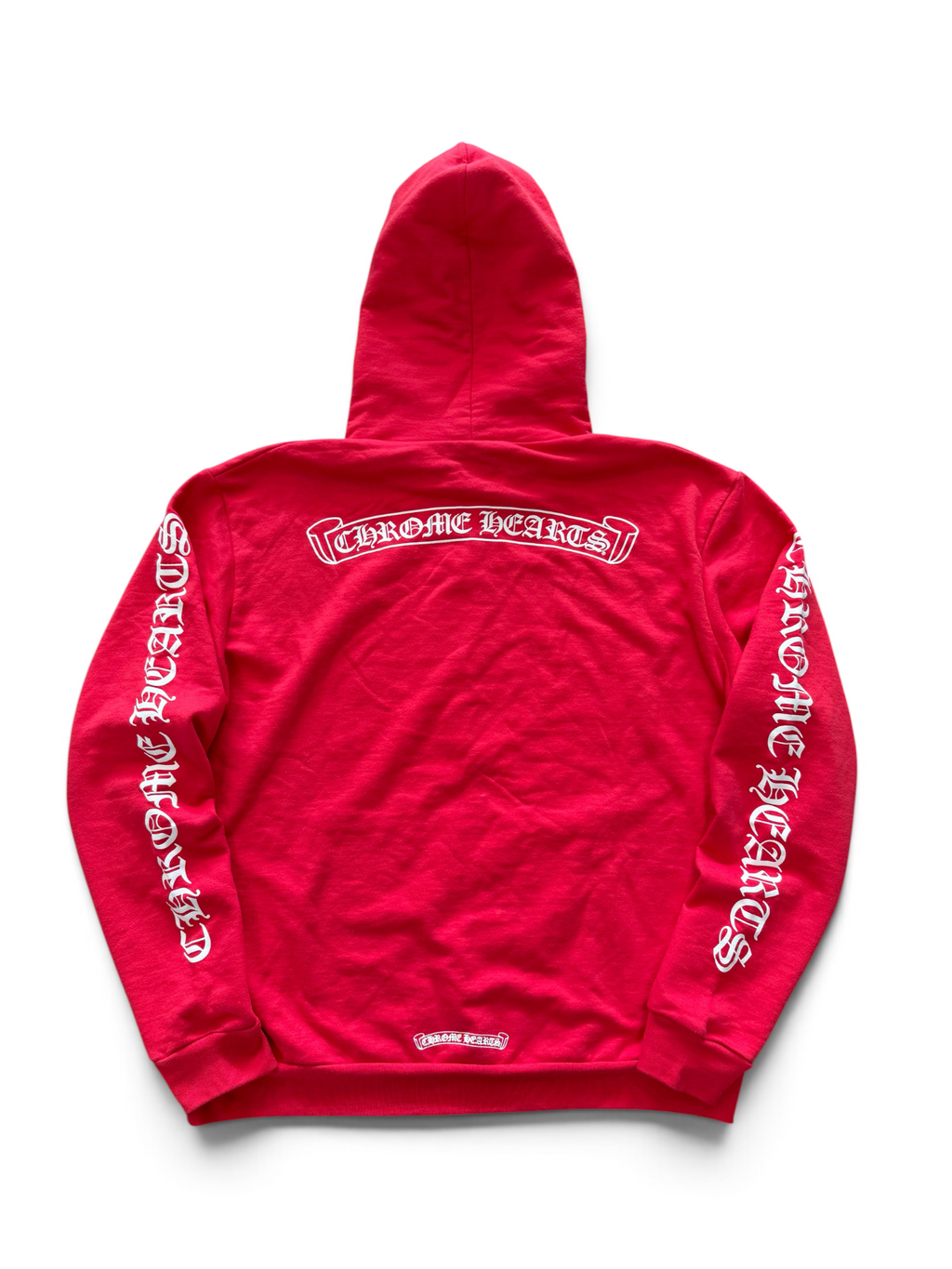 CHROME HEARTS RED HOODIE (M)