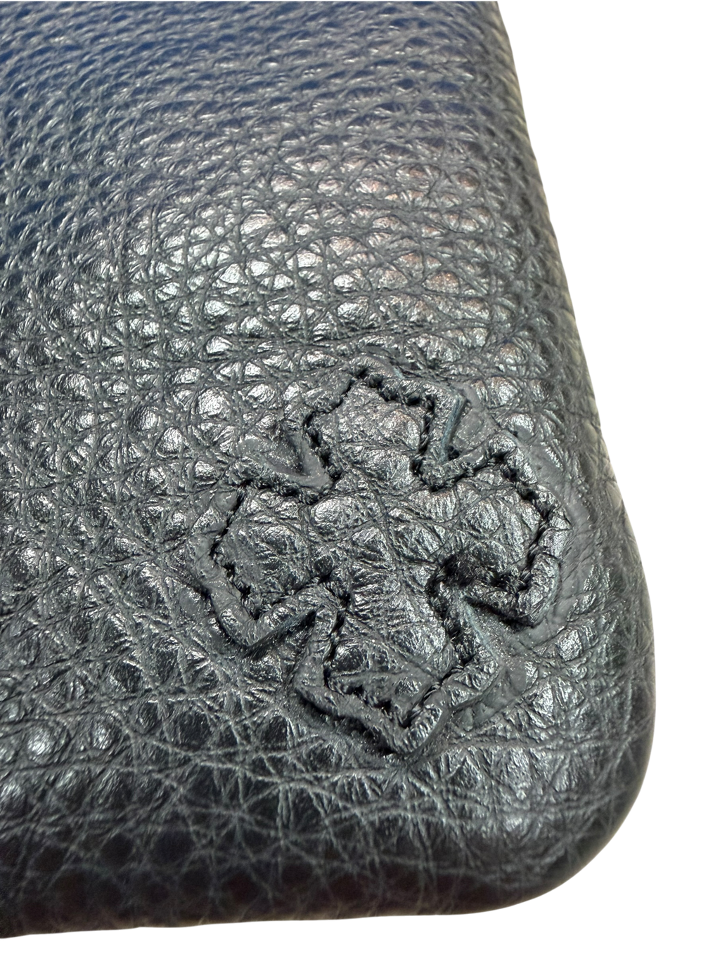 CHROME HEARTS LEATHER GLASSES CASE