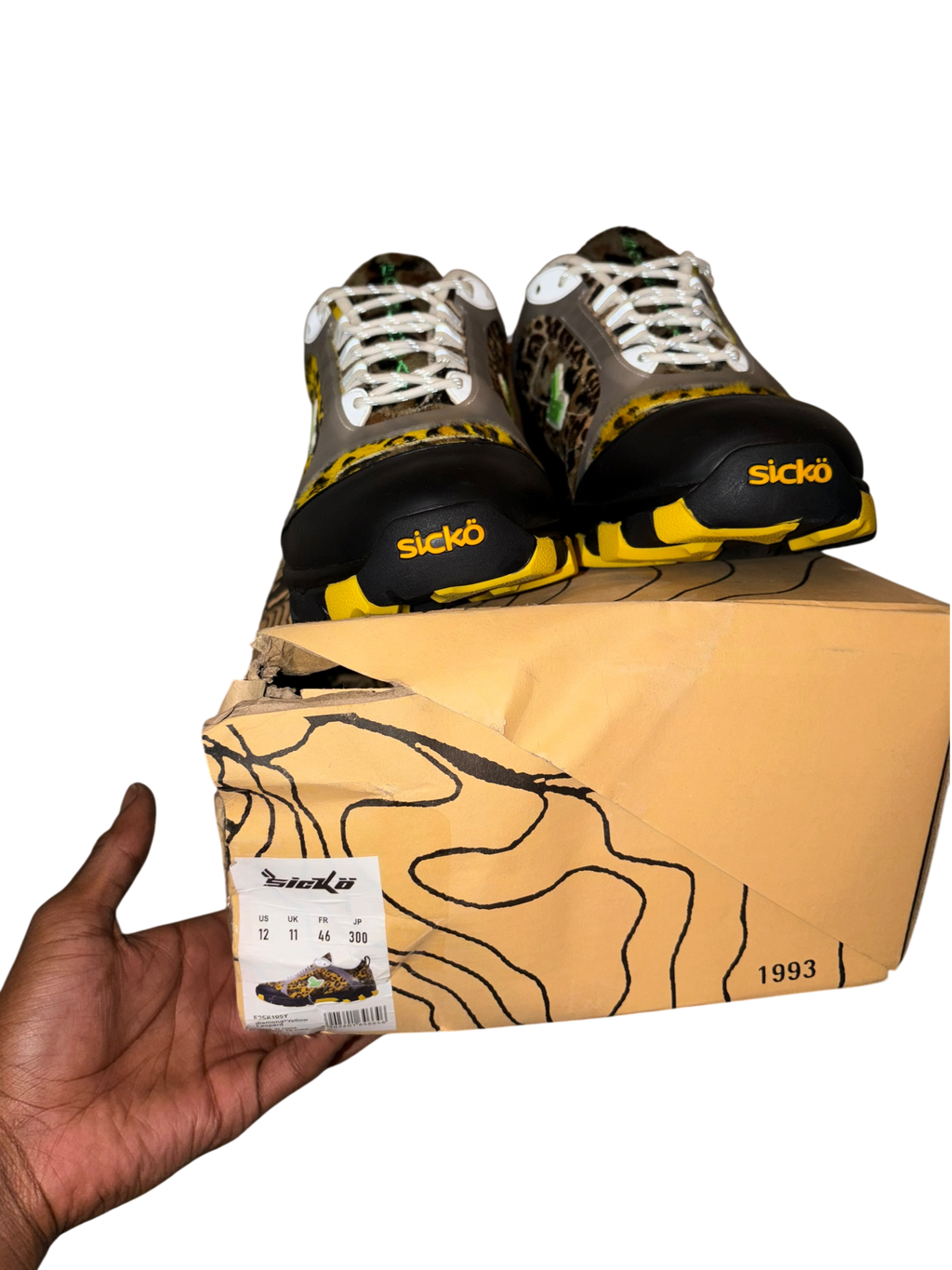 SICKÖ DIAMOND YELLOW LEOPARD HIKING SHOE (12)