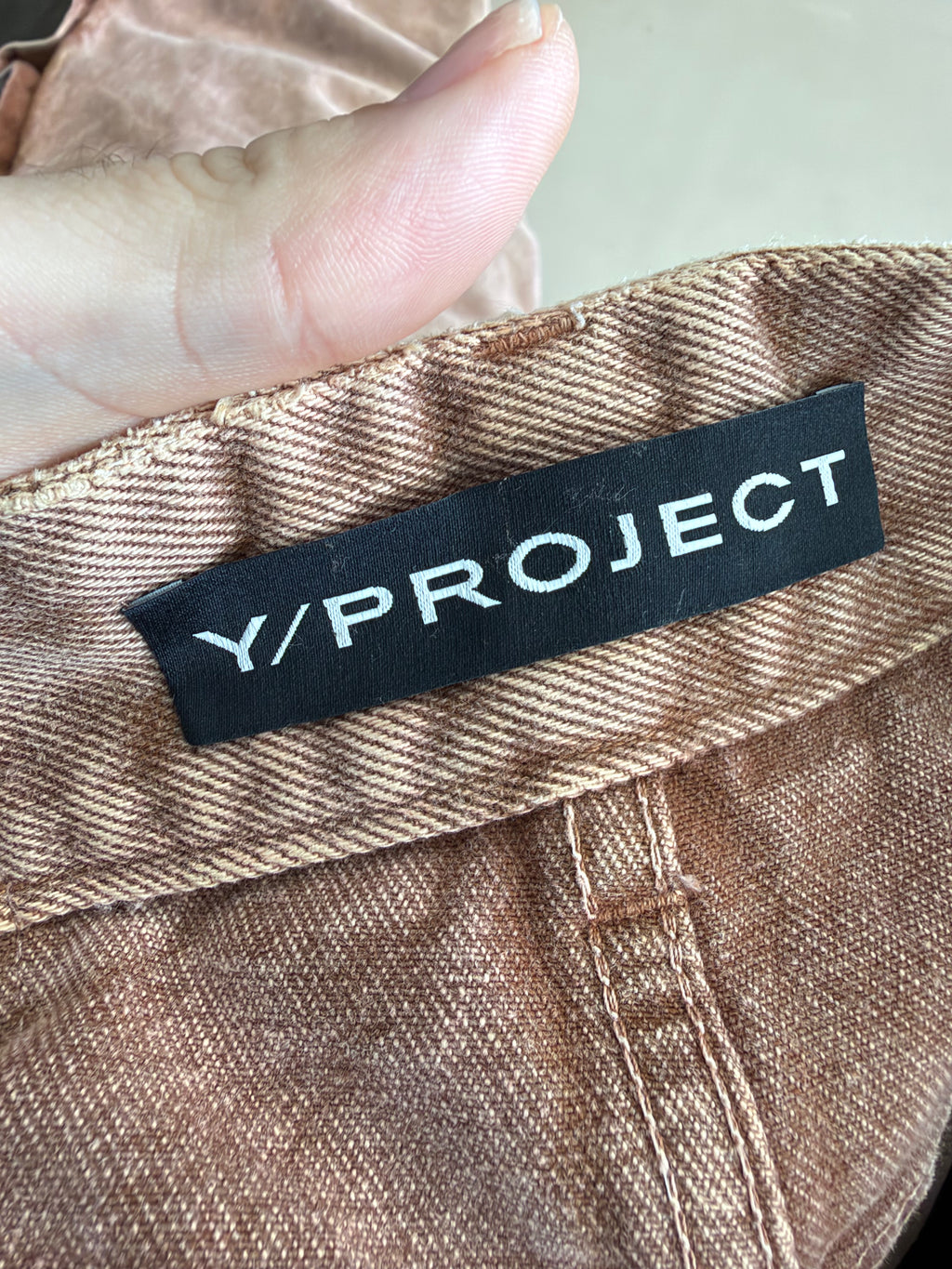 Y-PROJECT VELCRO LAYERED DENIM (FITS 30-32)