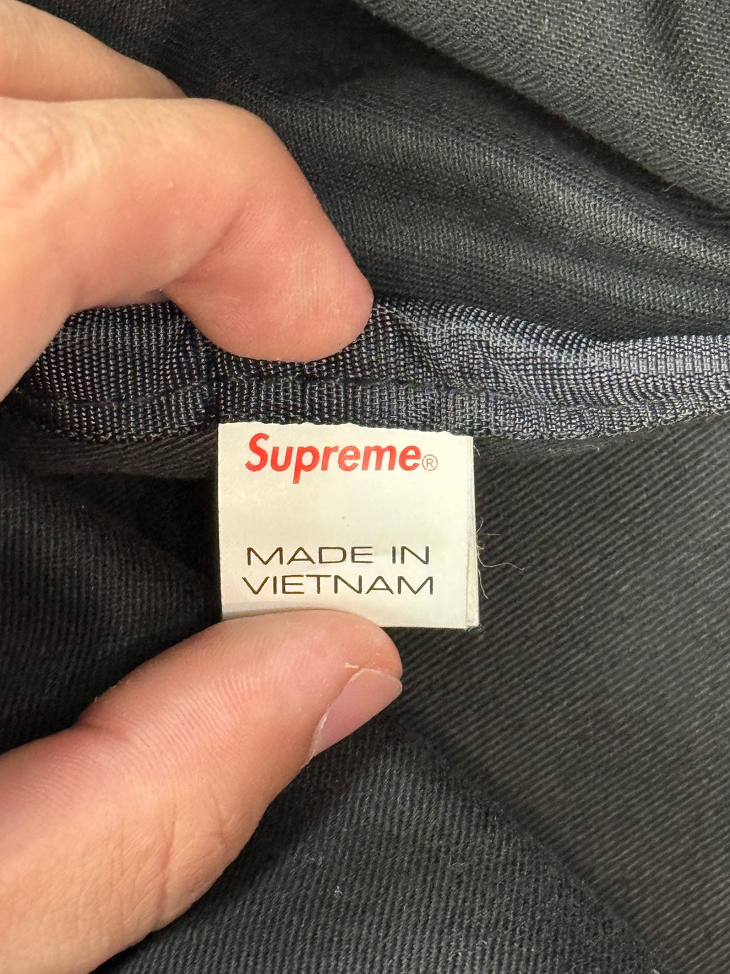 SUPREME CANVAS BACKPACK BLACK
