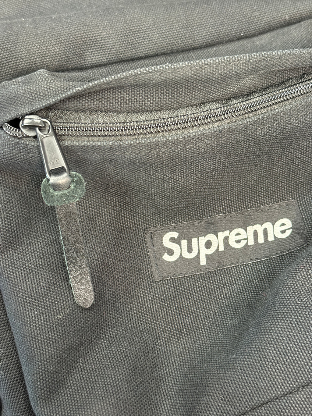 SUPREME CANVAS BACKPACK BLACK