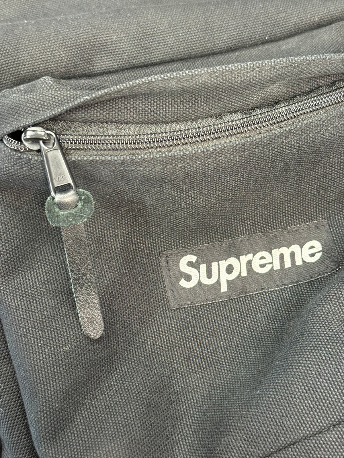 SUPREME CANVAS BACKPACK BLACK