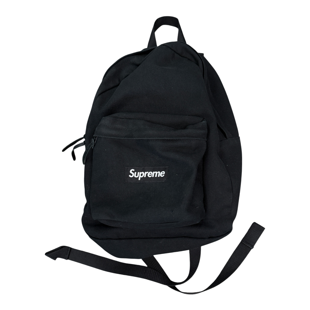 SUPREME CANVAS BACKPACK BLACK