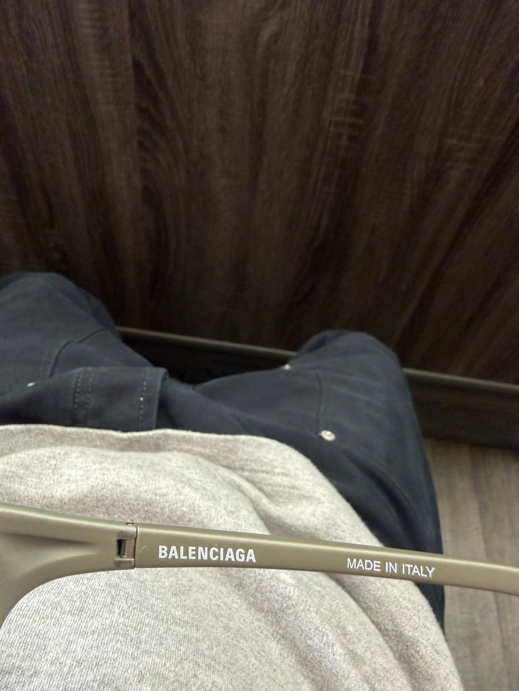 BALENCIAGA BAT RECTANGLE GLASSES