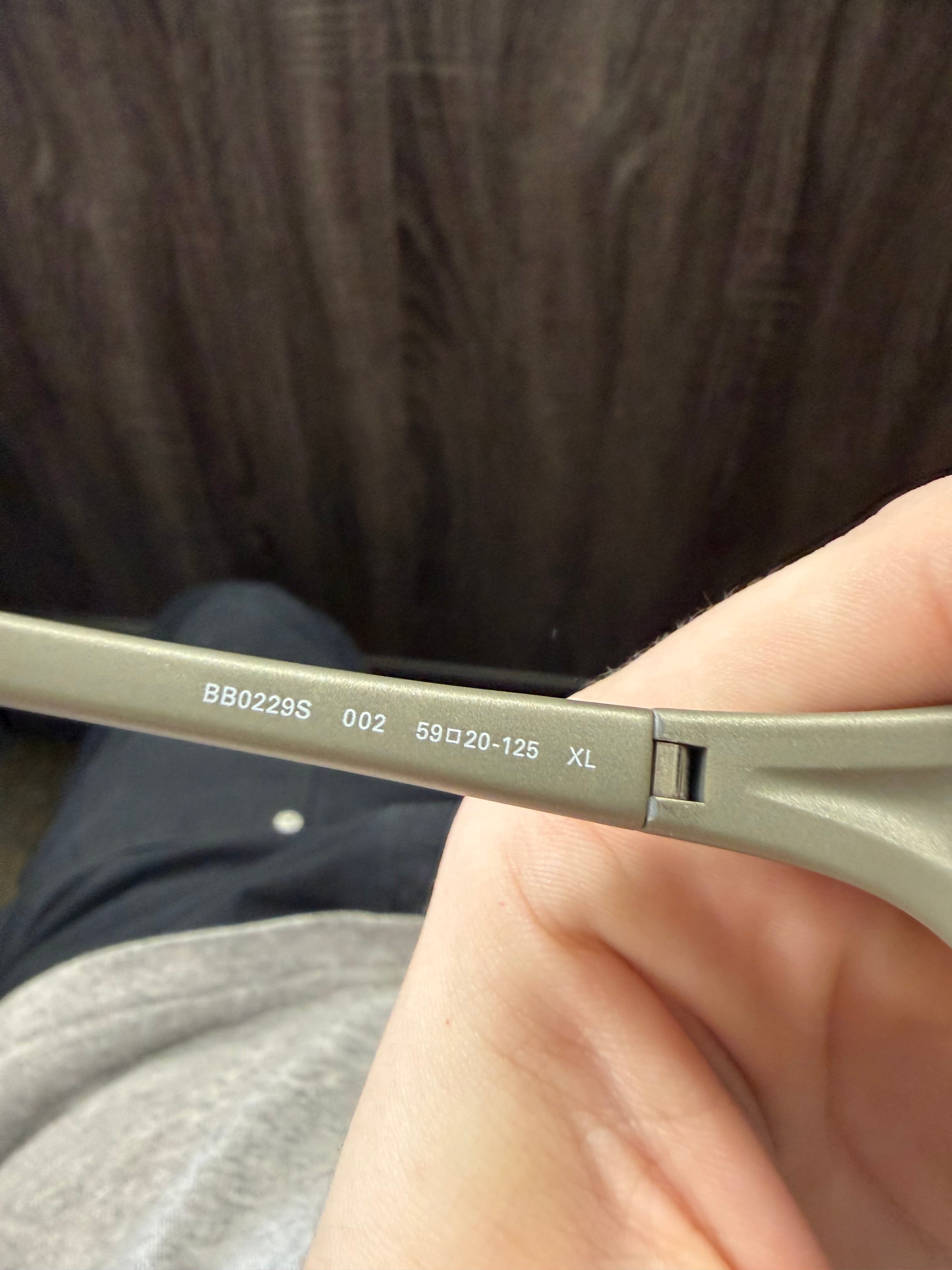 BALENCIAGA BAT RECTANGLE GLASSES