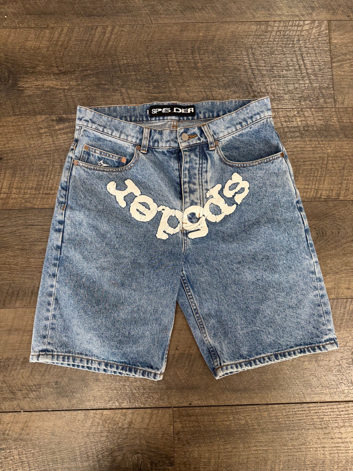 SP5DER DENIM SHORTS (28)