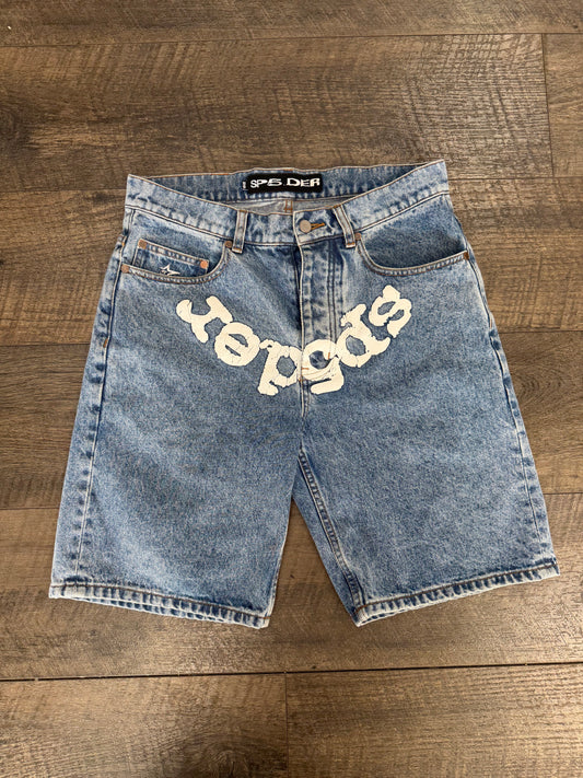 SP5DER DENIM SHORTS (28)