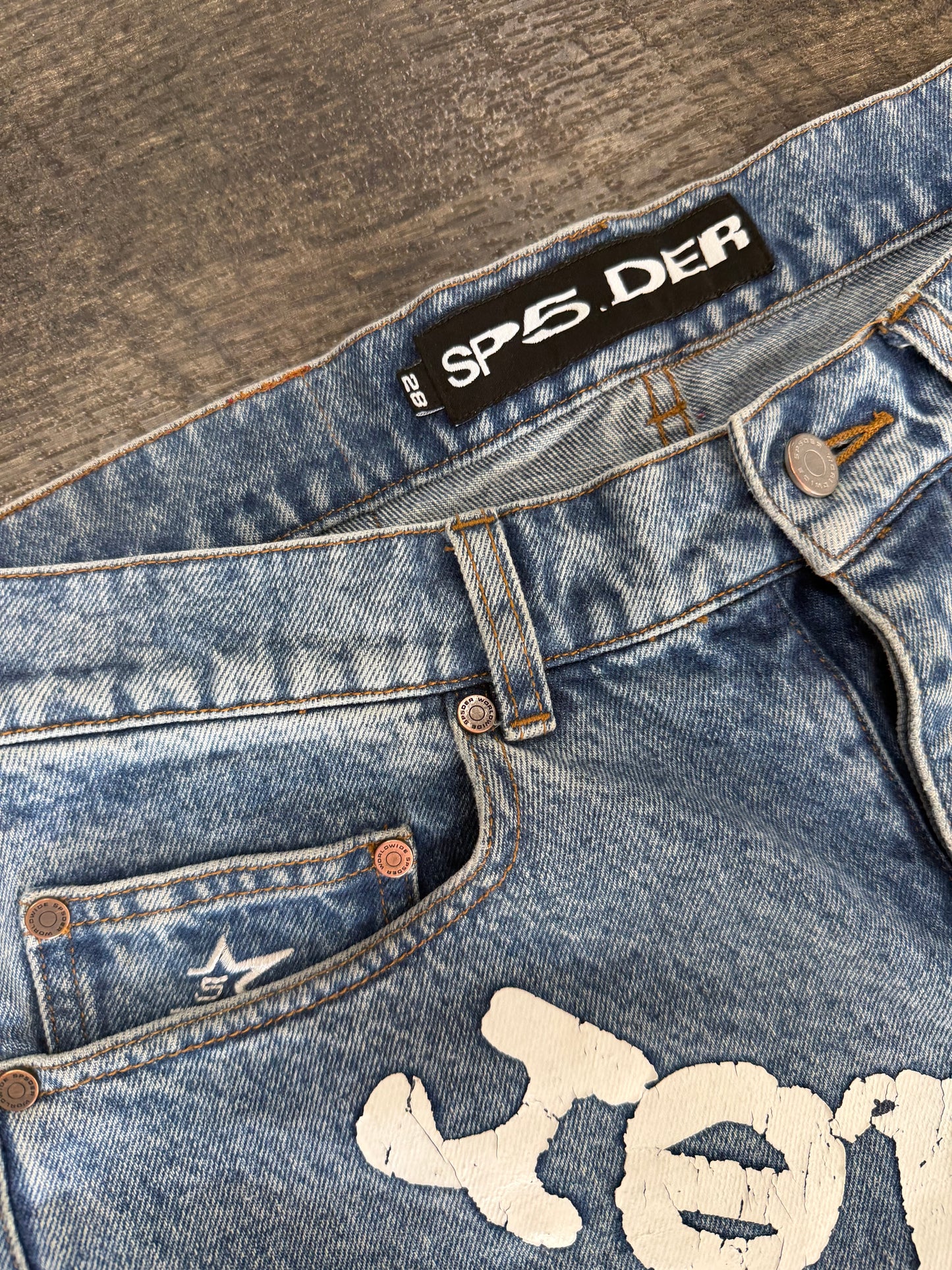 SP5DER DENIM SHORTS (28)