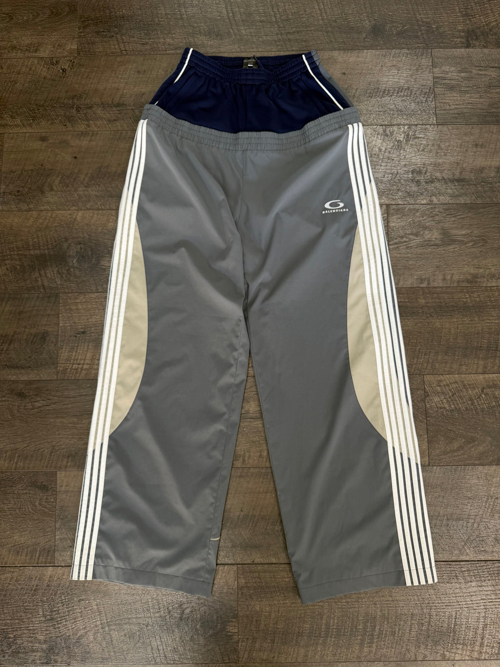 BALENCIAGA CUT UP TRACK PANTS (S)