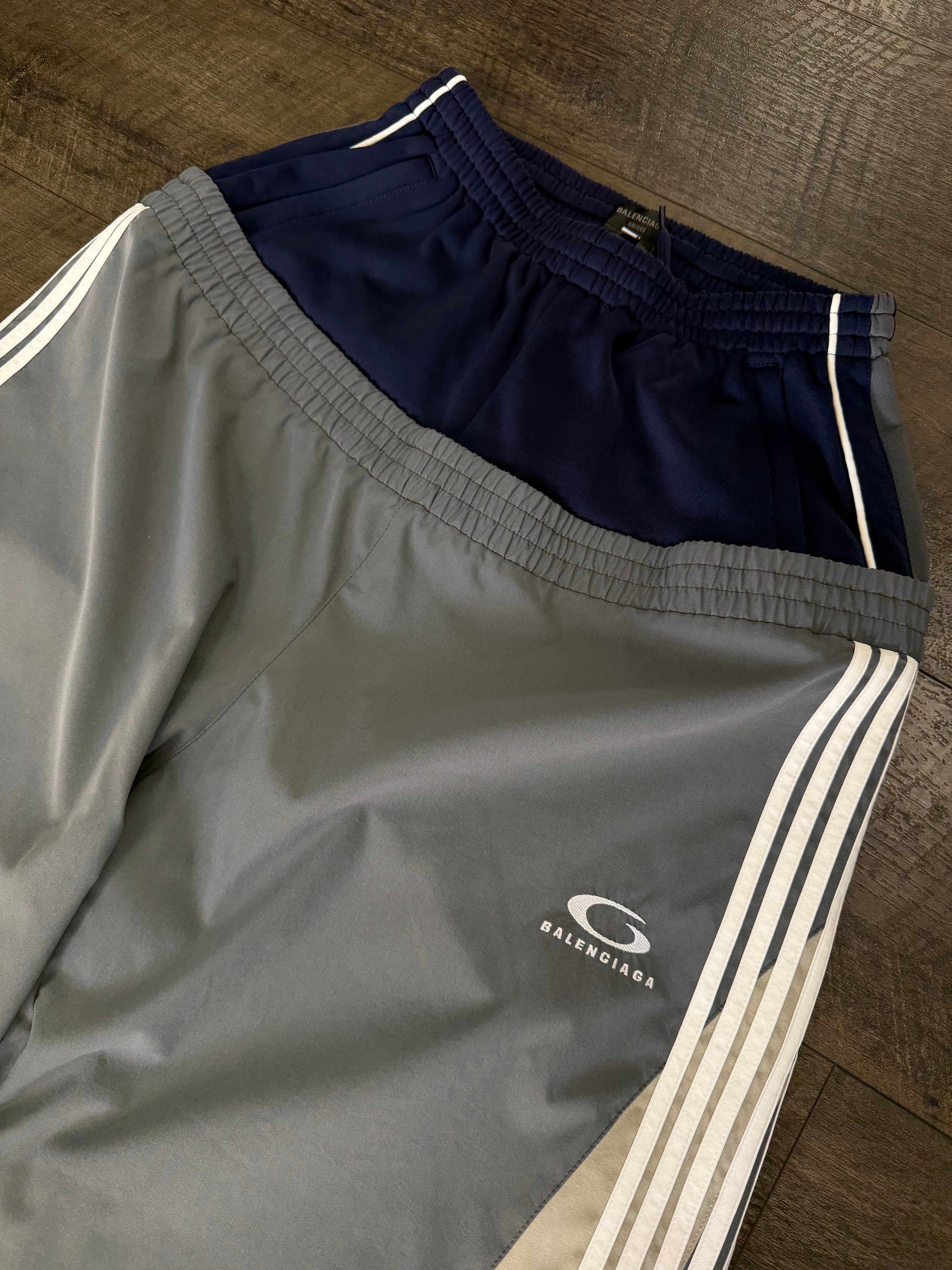 BALENCIAGA CUT UP TRACK PANTS (S)