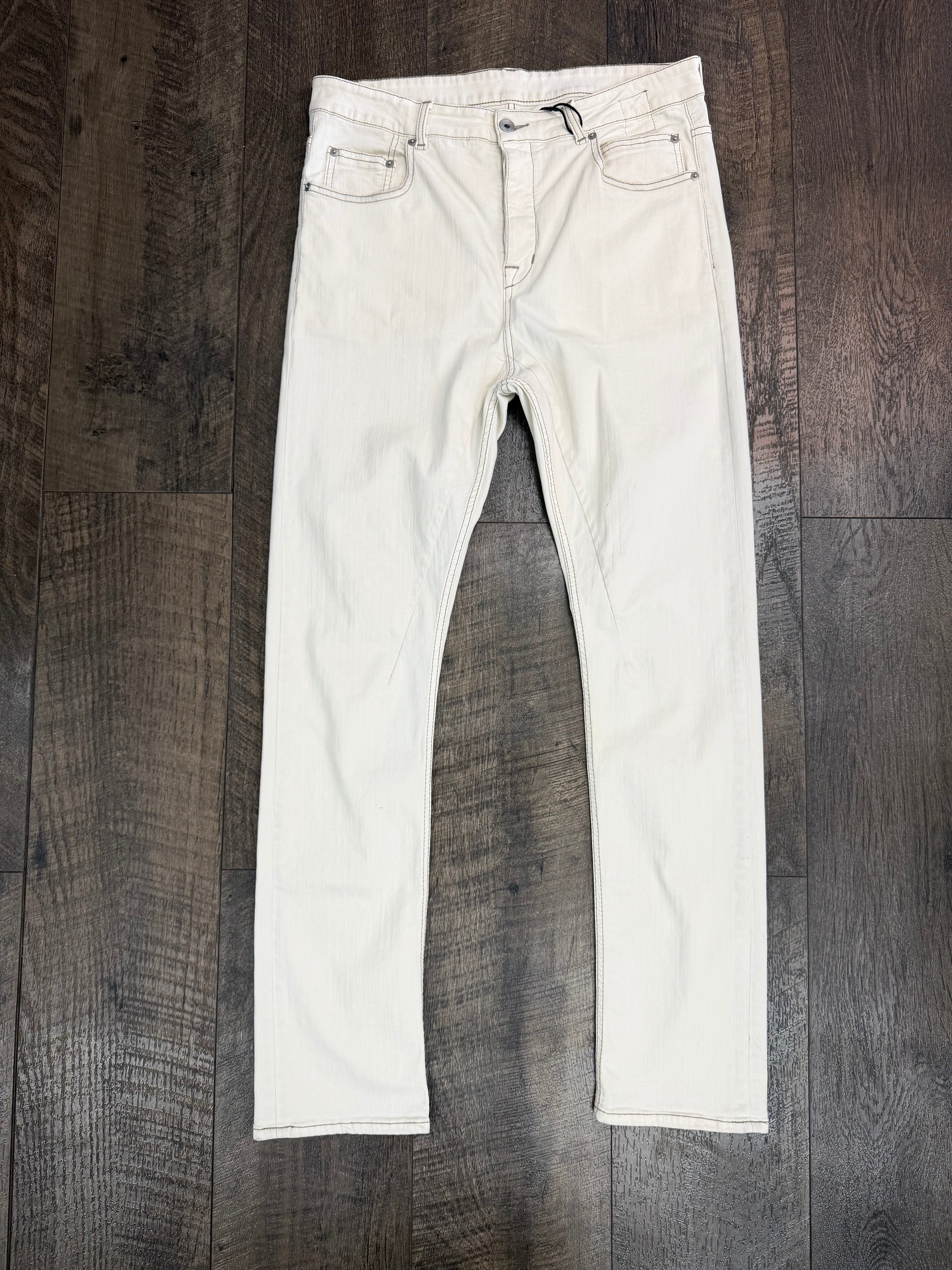 RICK OWENS DRKSHDW DETROIT JEANS “NATURAL” (34)