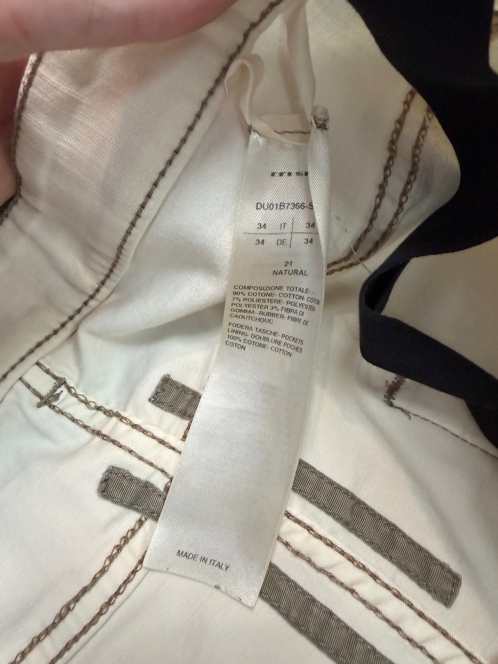RICK OWENS DRKSHDW DETROIT JEANS “NATURAL” (34)