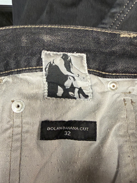 RICK OWENS BOLAN BANANA DARK DUST