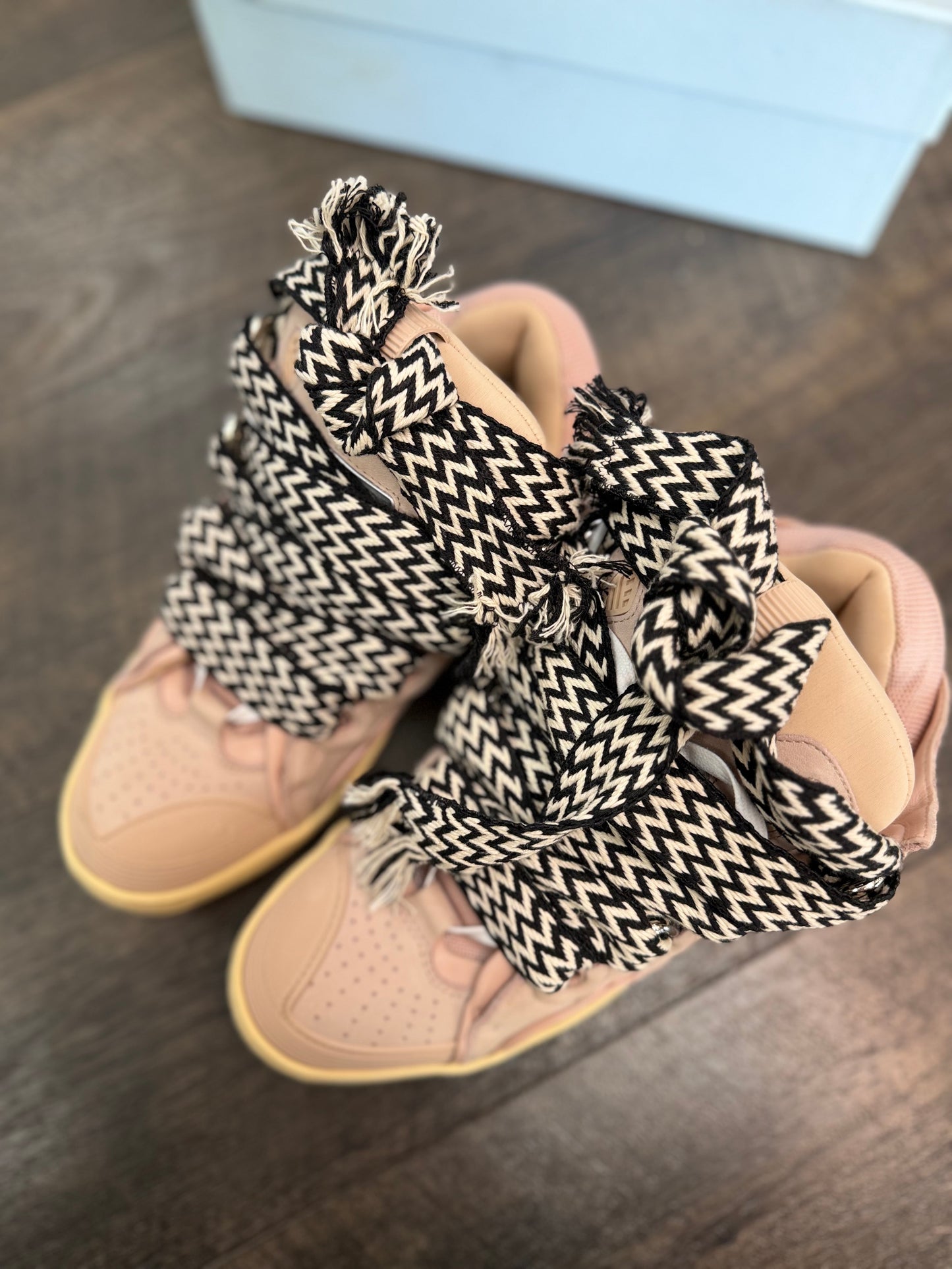 LANVIN CURB SNEAKER SALMON (43)