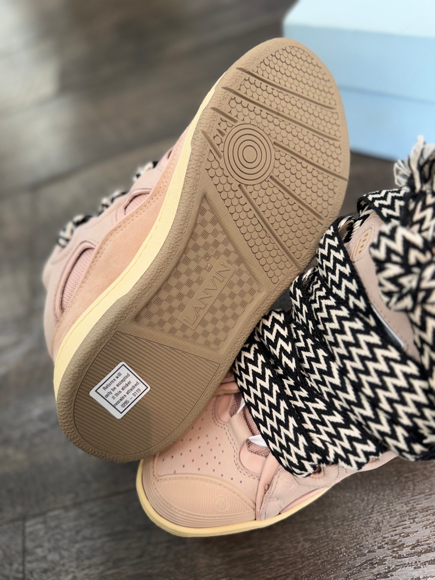 LANVIN CURB SNEAKER SALMON (43)