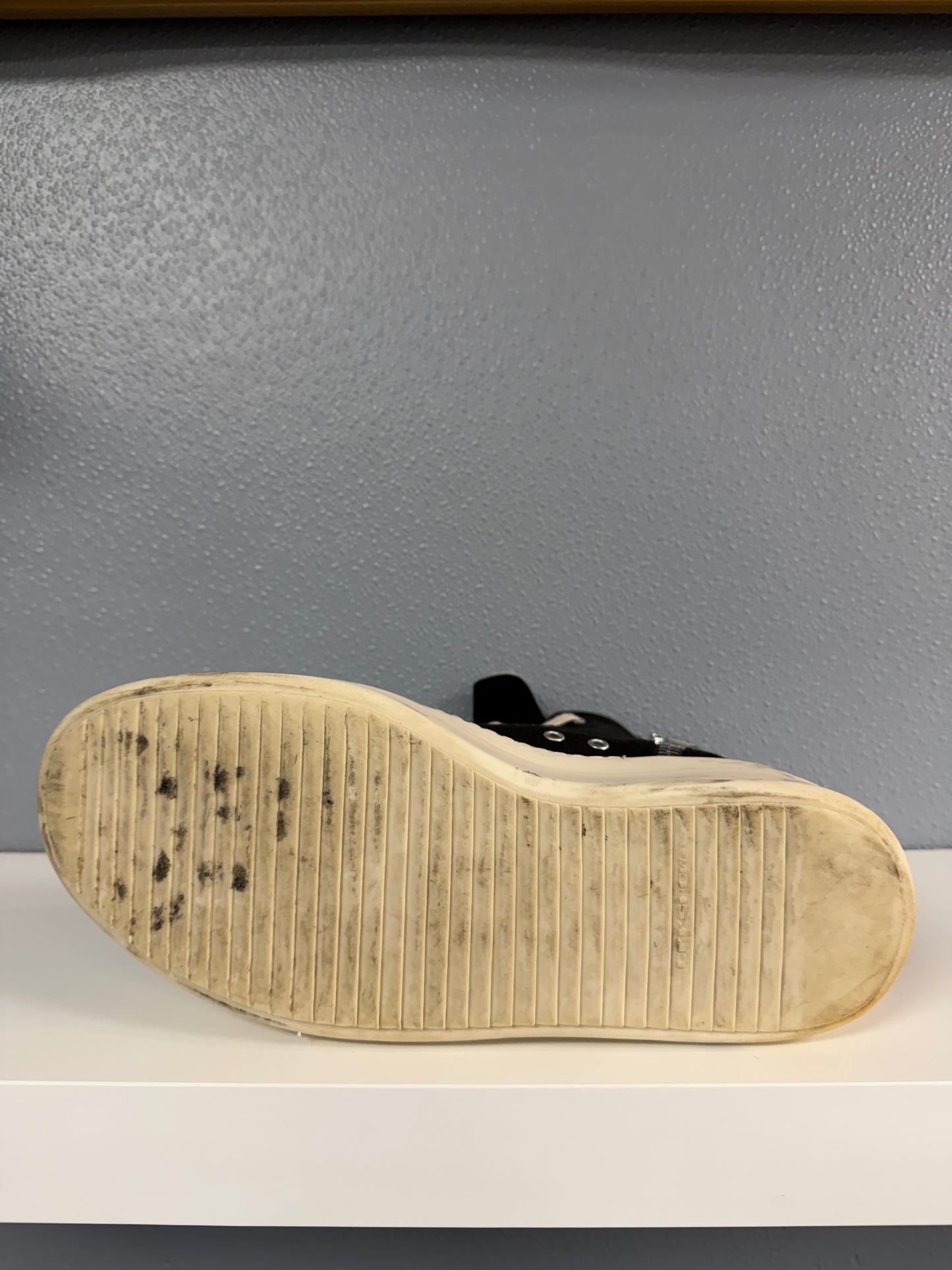 RICK OWENS DRKSHDW RAMONE HIGH PENTAGRAM SNEAKER (45.5)