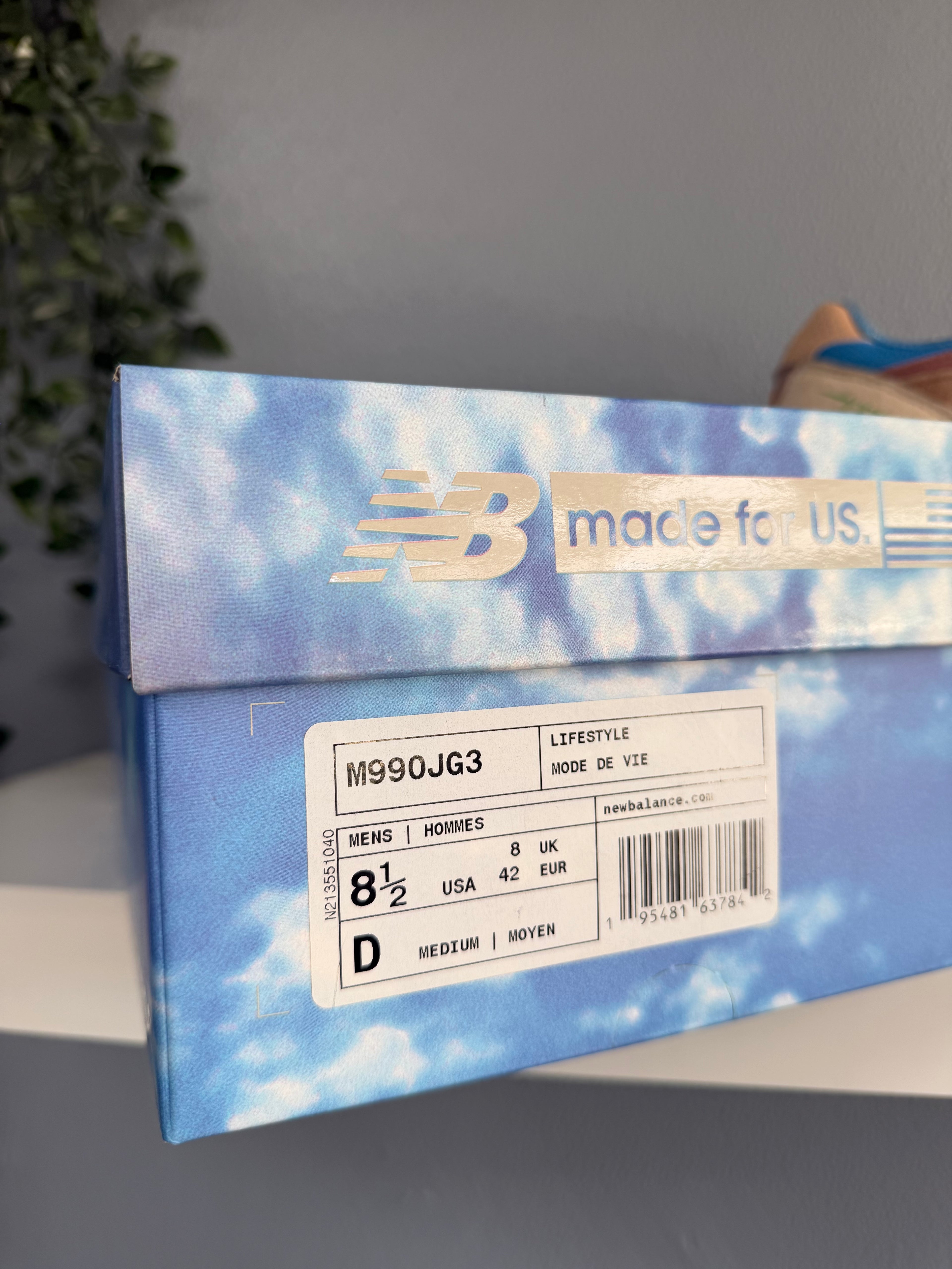 NEW BALANCE X JOE FRESHGOODS 990V3 SNEAKER (8.5)