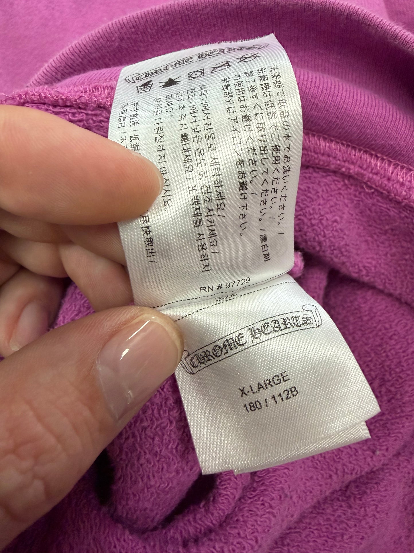 CHROME HEARTS MATTY BOY WEB HOODIE (XL)