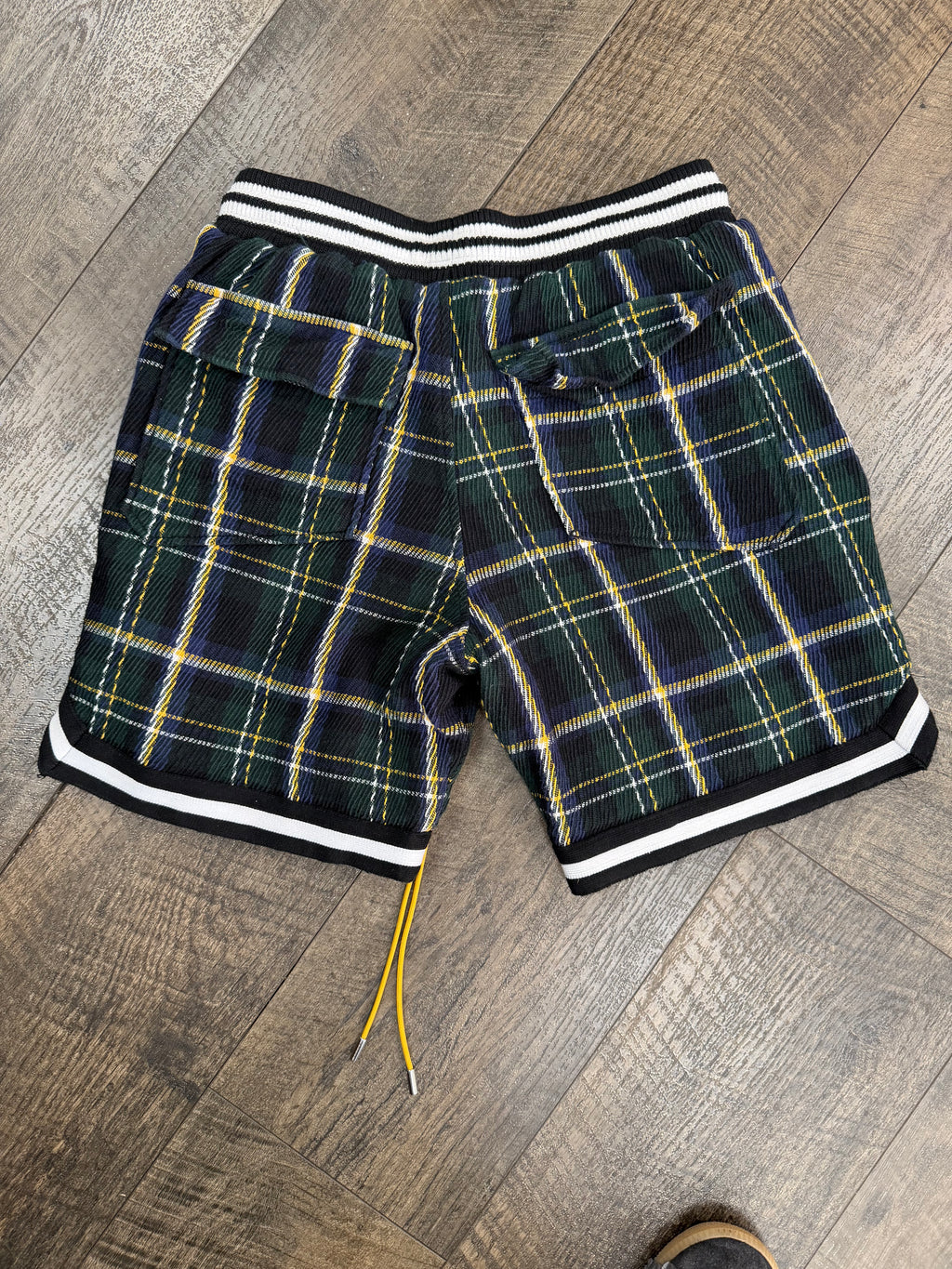 RHUDE FLANNEL SHORTS (M)