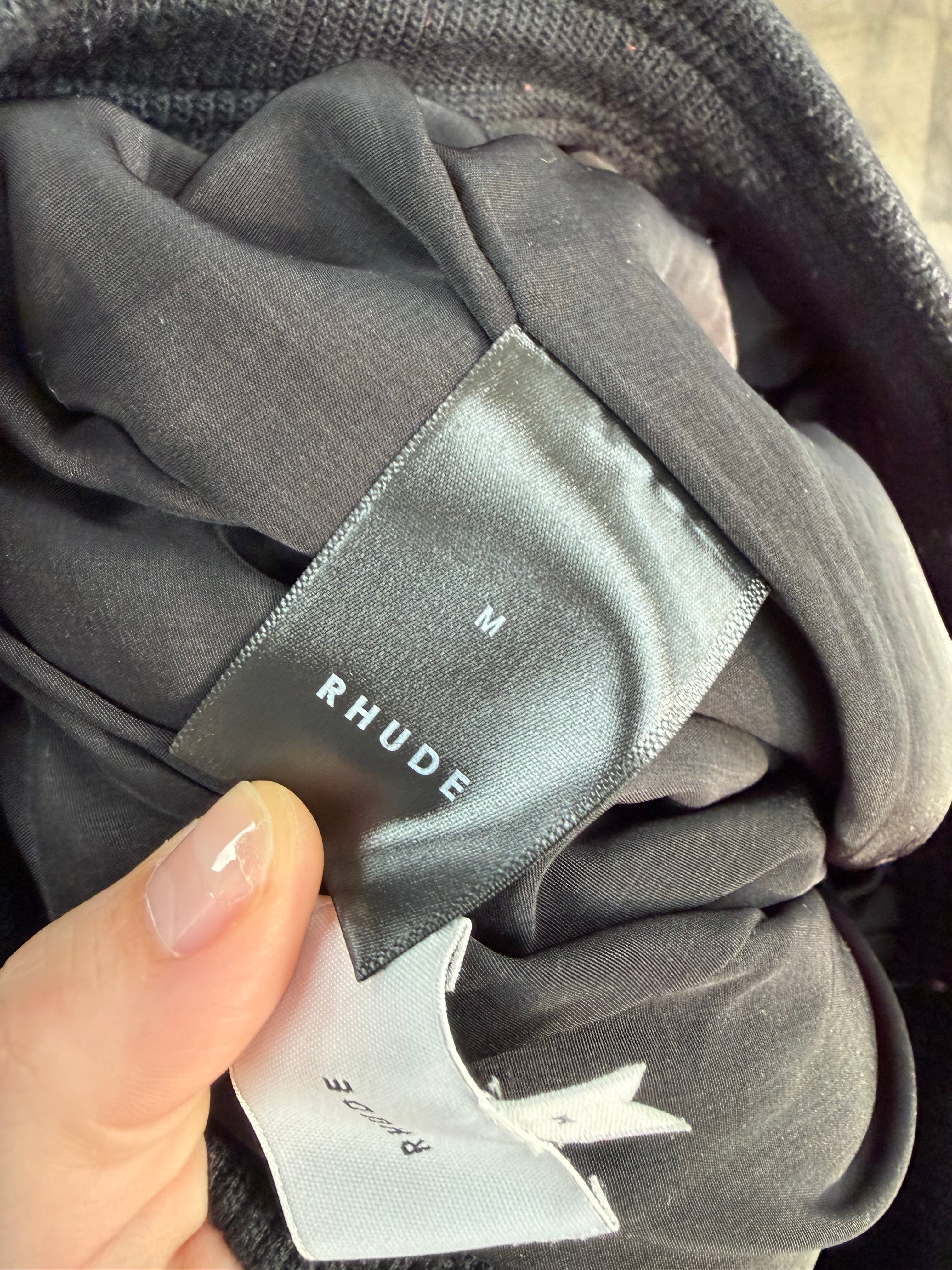 RHUDE FLANNEL SHORTS (M)