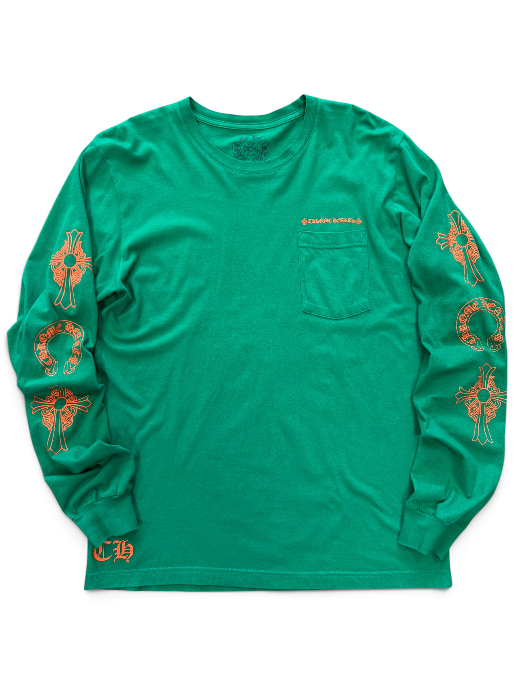 CHROME HEARTS MIAMI EXCLUSIVE GREEN L/S (L)