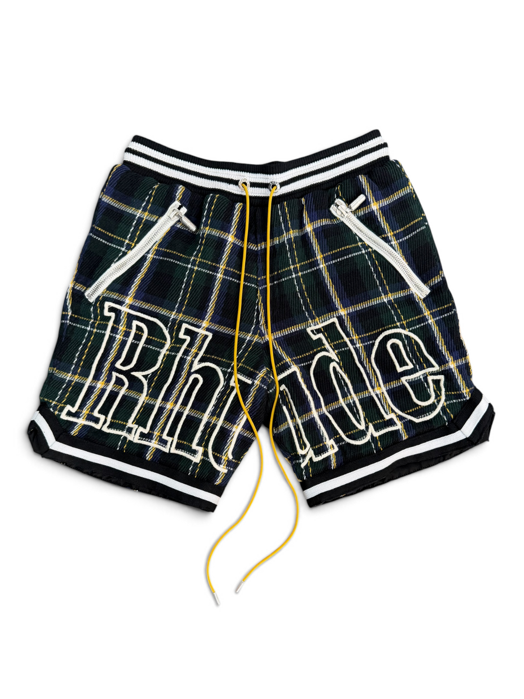 RHUDE FLANNEL SHORTS (M)
