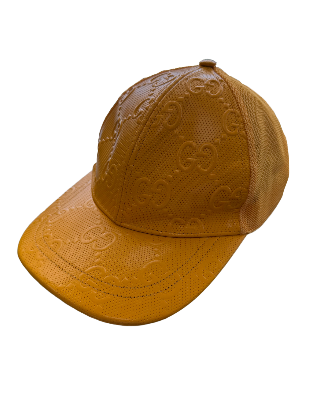 GUCCI YELLOW LEATHER TRUCKER